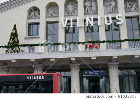 Overseas Europe Airport Airport Lithuania Front Vilnius International 61038375