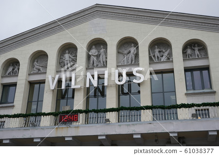 Overseas Europe Airport Airport Lithuania Front Vilnius International 61038377