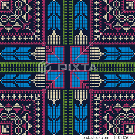Palestinian embroidery pattern 280 Palestinian embroidery pattern 280 61038505