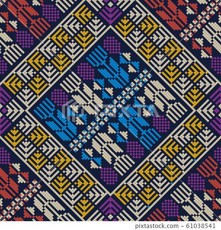Palestinian embroidery pattern 252 61038541