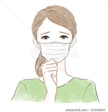 图库插图: 女人蒙面