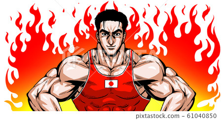 Olympic, sport, japan representative, dramatic,... - Stock Illustration ...