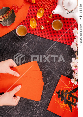 Chinese New Year Chinese New Year Red Envelope Top View Chinese new year red envelope Chinese New Year Chinese New Year Red Envelope Top View Chinese new year red envelope 61041116