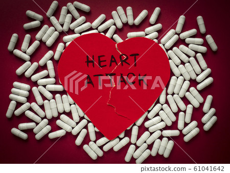 Heart attack concept.  61041642