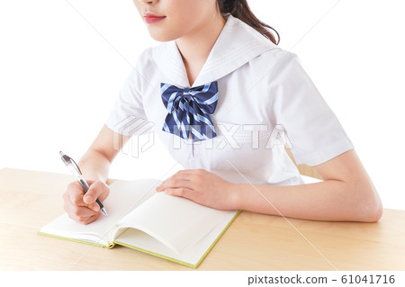 Young female student taking classes Young female student taking classes 61041716
