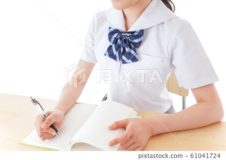 Young female student taking classes Young female student taking classes 61041724