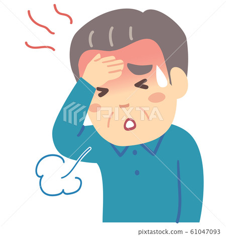 老年男性發燒 老年男性發燒 61047093