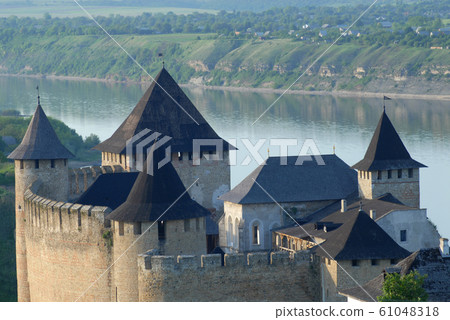 Khotyn fortress top view Khotyn fortress top view 61048318