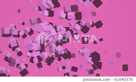 CG cube animation of many cubes CG cube animation of many cubes 61048370