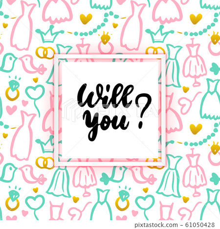 Will You Lettering Concept Will You Lettering Concept 61050428