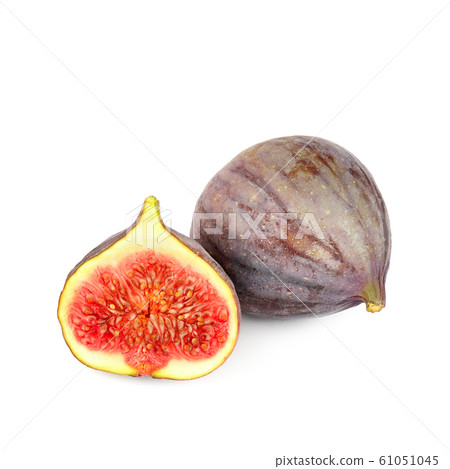 Fig fruits isolated on white background. Healthy Fig fruits isolated on white background. Healthy 61051045