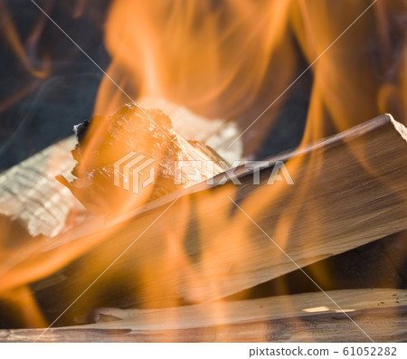 orange flames 61052282