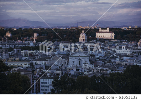 Rome cityscape Rome cityscape 61053132