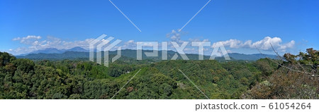 Scenery of the autumn Takeda castle ruins @ Oita 61054264
