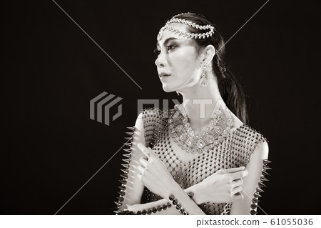 Artistic LGBT Transgender Girl feels happy joy 61055036