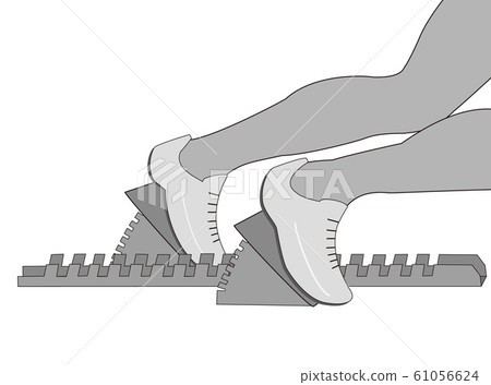 Sprinter runner to start Sprinter runner to start 61056624