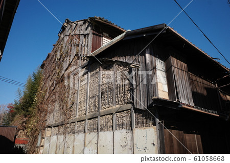An old and beautiful building of Ushimado in Setouchi City, Okayama Prefecture 61058668