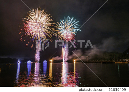 (Kanagawa Prefecture) Lake Ashi Summer Festival, Torii Ware Festival, Fireworks Festival (Kanagawa Prefecture) Lake Ashi Summer Festival, Torii Ware Festival, Fireworks Festival 61059409