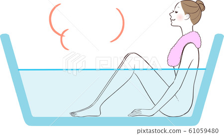 半沐浴的女人 61059480