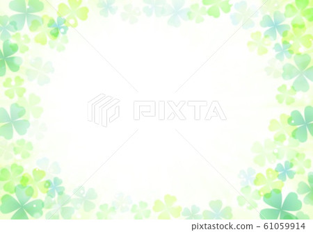 三葉草背景閃光 61059914