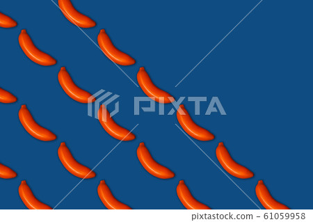 Colour food pattern of bananas. Colour food pattern of bananas. 61059958