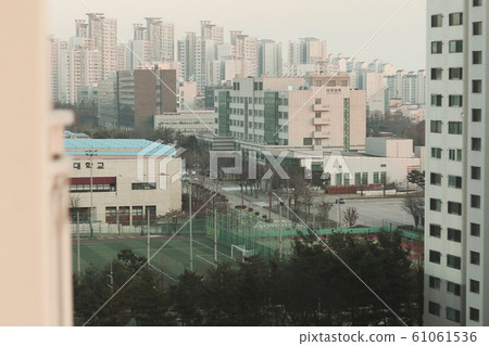 Playground between apartments 61061536