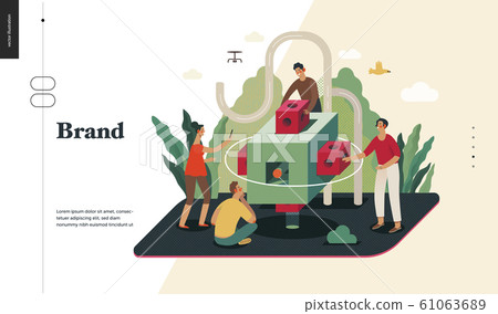 Technology topic illustration Technology topic illustration 61063689