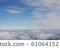 The sea of clouds and the airplane cloud 61064152