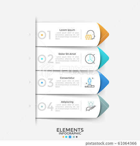 Modern Infographic Template - Stock Illustration [61064366] - PIXTA