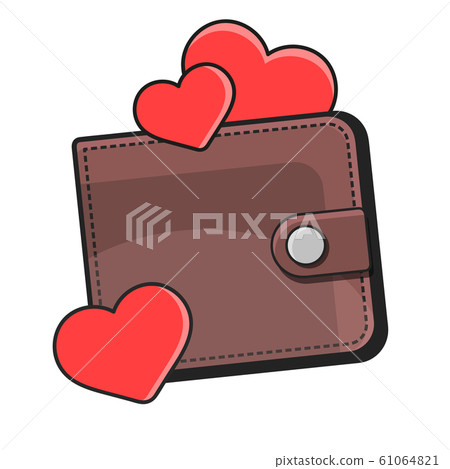 Valentine's Day Abstract Background With Cut Paper 61064821