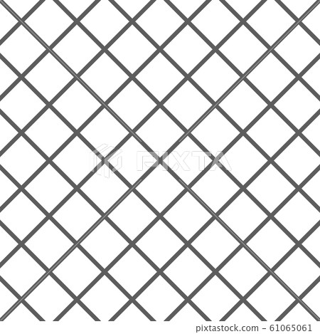 Grill Pattern Geometric Background Black and White. Vector 61065061