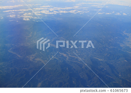 Aerial view of japan , the beautiful landscape 61065673