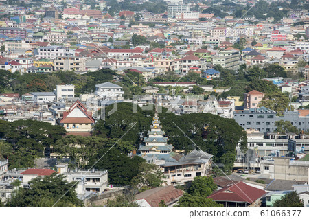 MYANMAR TACHILEIK CITY VIEW 61066377