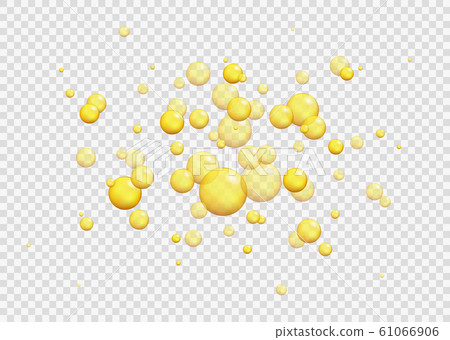 Gold oil bubbles.  61066906