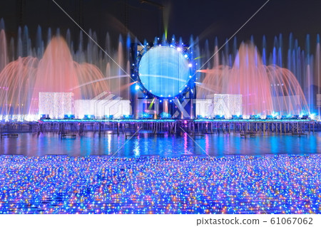 [Tokyo] Yomiuri Land Fountain Show (Jewel illumination) 61067062