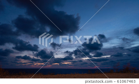 Beautiful cloudscape over Black sea 61067463