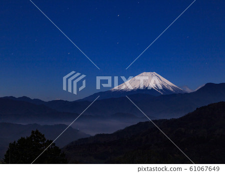 富士山星空景觀富士山高級鑽石 富士山星空景觀富士山高級鑽石 61067649