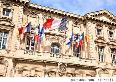 South France Marseille City Hall Marseille Old Port Paul Street South France Marseille City Hall Marseille Old Port Paul Street 61067714