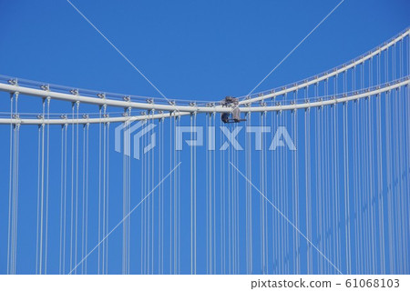 淡路島的明石海峽大橋 淡路島的明石海峽大橋 61068103