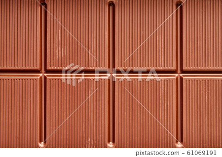 chocolate bar texture closeup 61069191