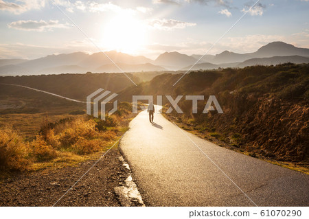 Road in mountains Road in mountains 61070290