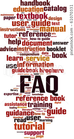 FAQ word cloud FAQ word cloud 61070331