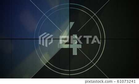 Film vintage countdown number 4 Film vintage countdown number 4 61073241