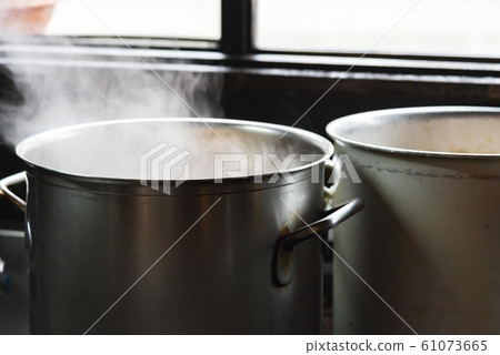 Dimensional body pot of kitchen to make delicious soup Dimensional body pot of kitchen to make delicious soup 61073665