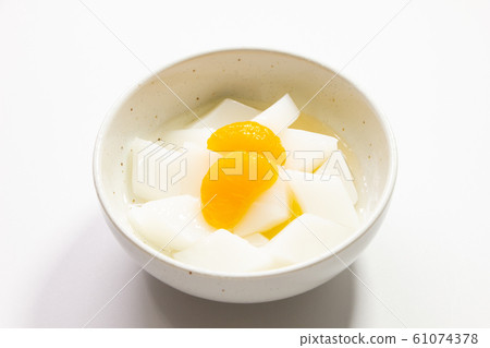 Almond tofu. 61074378