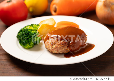 Demiglace hamburger steak Demiglace hamburger steak 61075310
