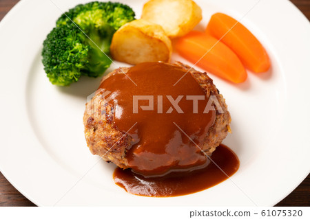 Demiglace hamburger steak Demiglace hamburger steak 61075320