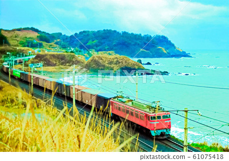 Japan Sea Freight Train 61075418