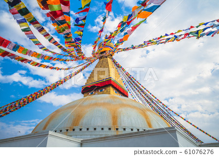 boudha stupa (Boudhanath) at kathmandu, nepal 61076276