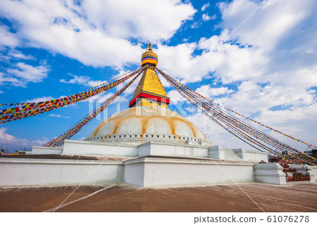 boudha stupa (Boudhanath) at kathmandu, nepal 61076278